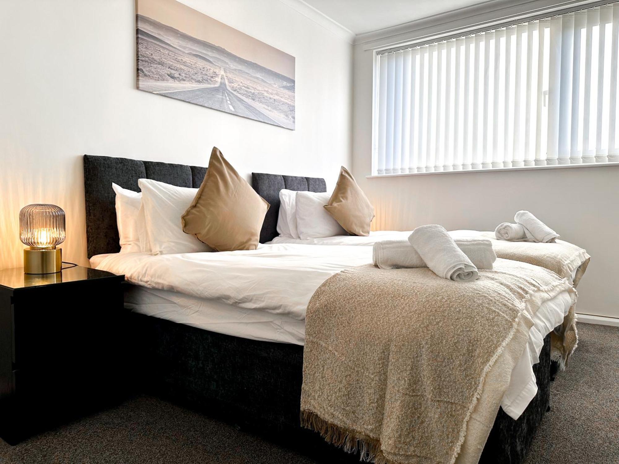 Contemporary And Cosy Birmingham Apartment- Free Parking & Wi-Fi Kültér fotó